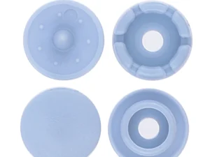 T09-2 9mm black plastic snap button made from durable POM for garments, baby clothing, bags, and textile accessories.