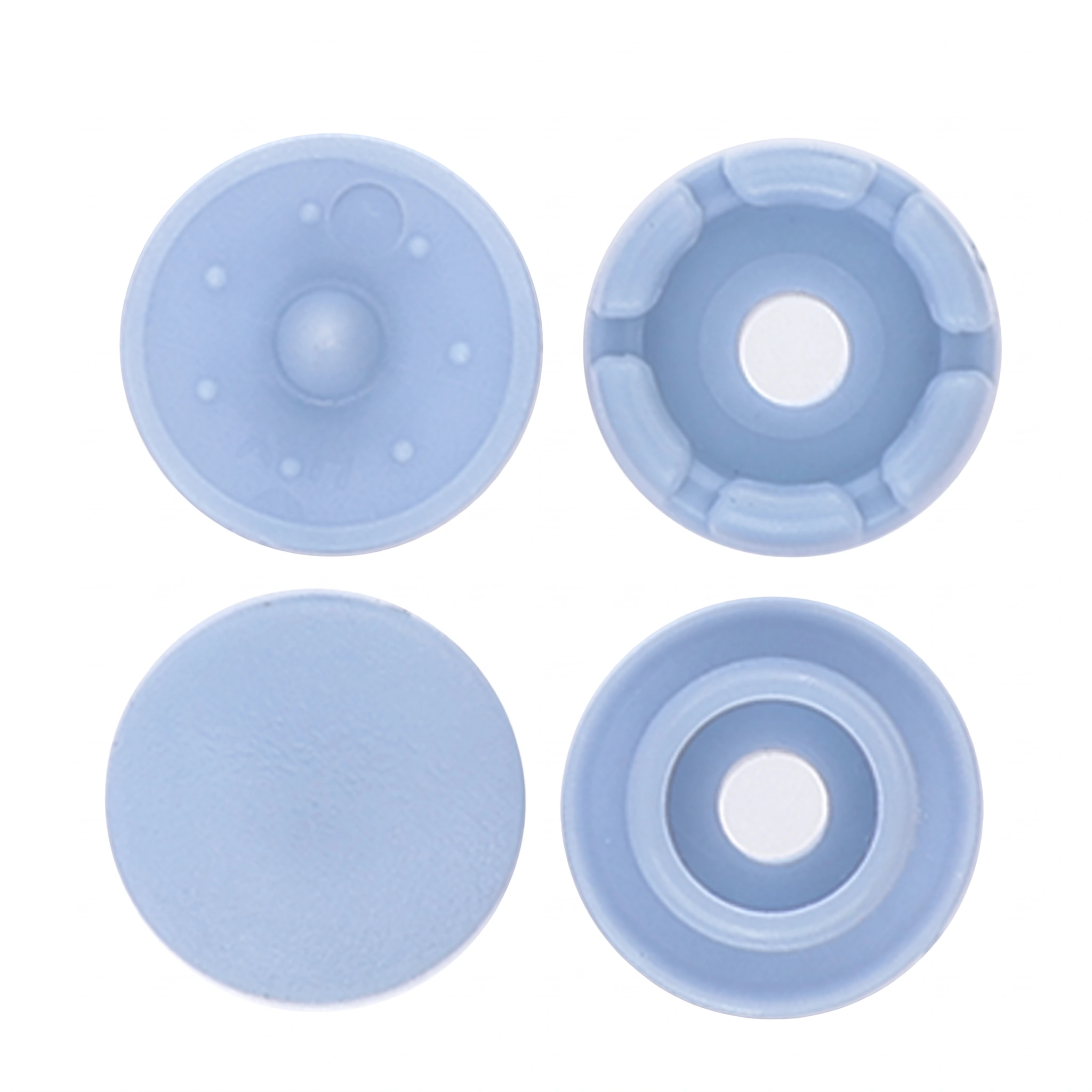 T09-2 9mm black plastic snap button made from durable POM for garments, baby clothing, bags, and textile accessories.