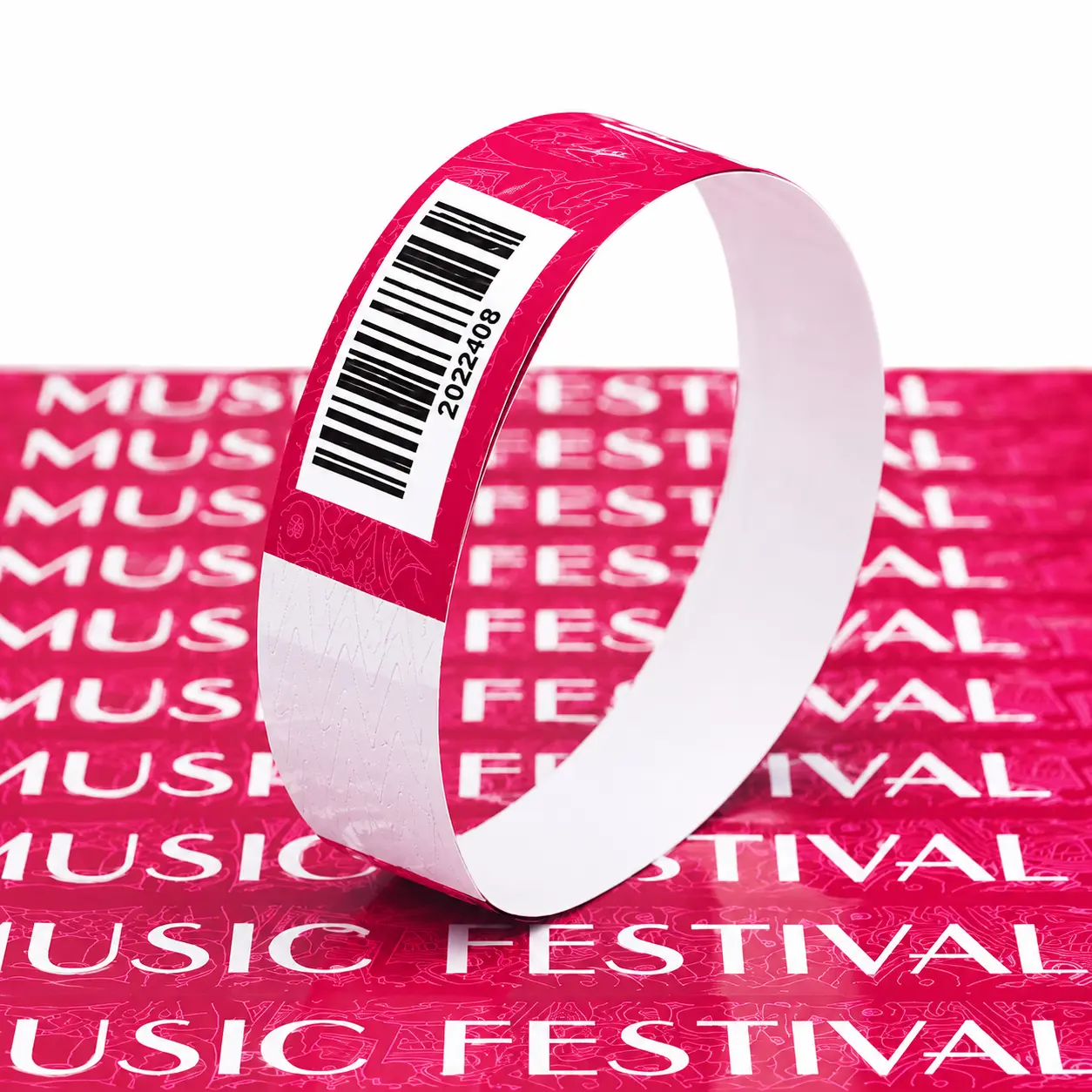 Custom waterproof paper wristbands 254x19mm direct factory wholesale