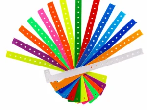 Custom plastic snap vinyl wristbands waterproof PVC event bracelets direct factory