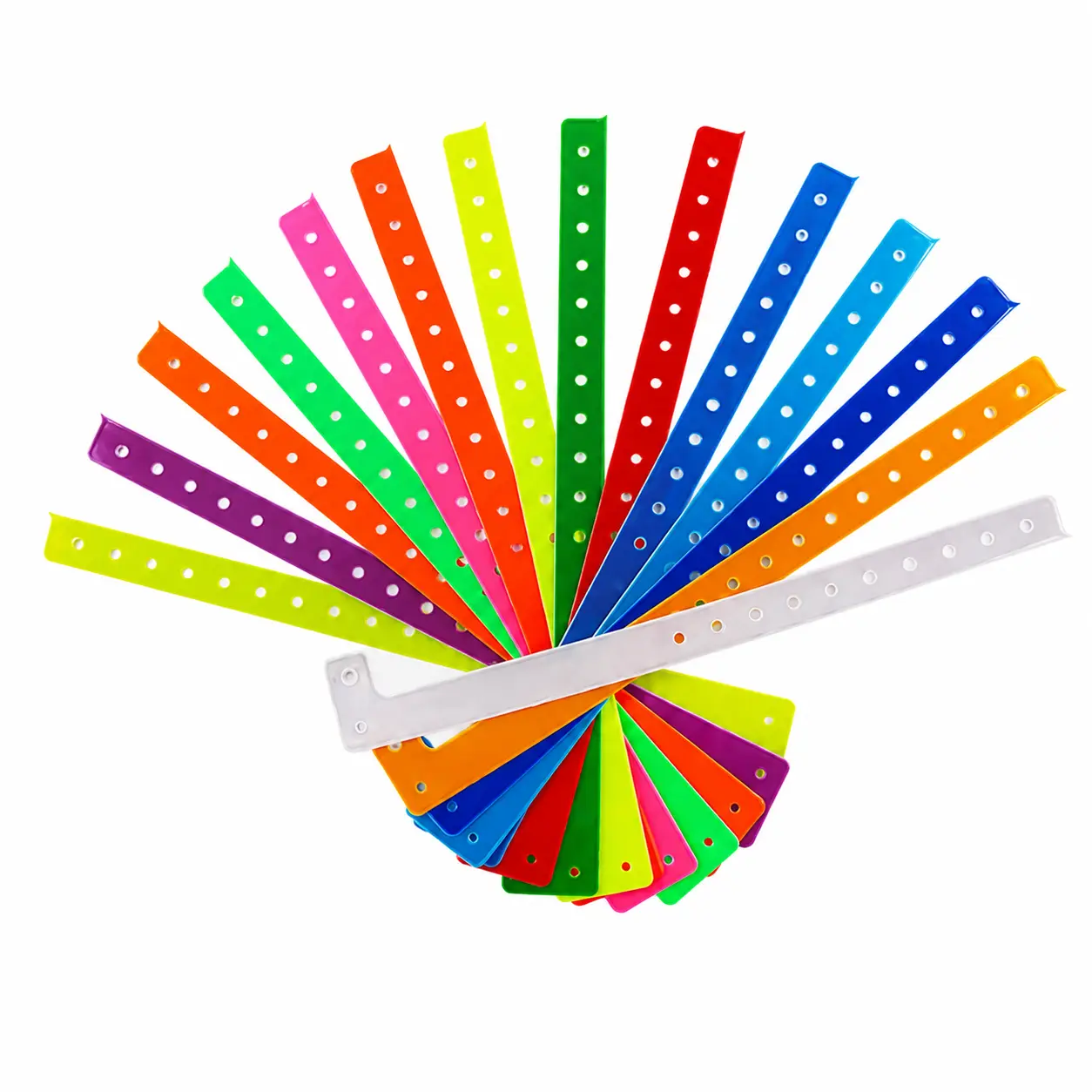 Custom plastic snap vinyl wristbands waterproof PVC event bracelets direct factory